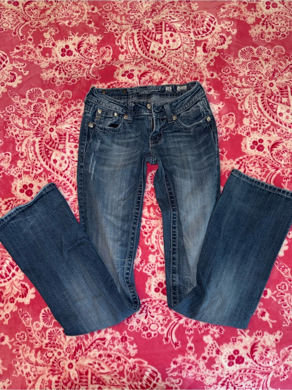 Miss Me Dark Blue Bootcut Jeans